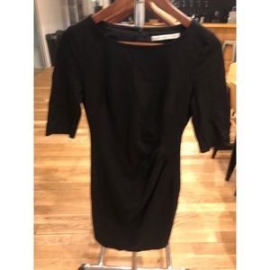 TRINA TURK BLACK LBD COCKTAIL  DRESS  SIZE 4 SMALL